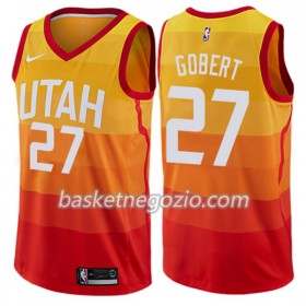 Canotte Uomo Utah Jazz Rudy Gobert 27 Nike City Edition Swingman